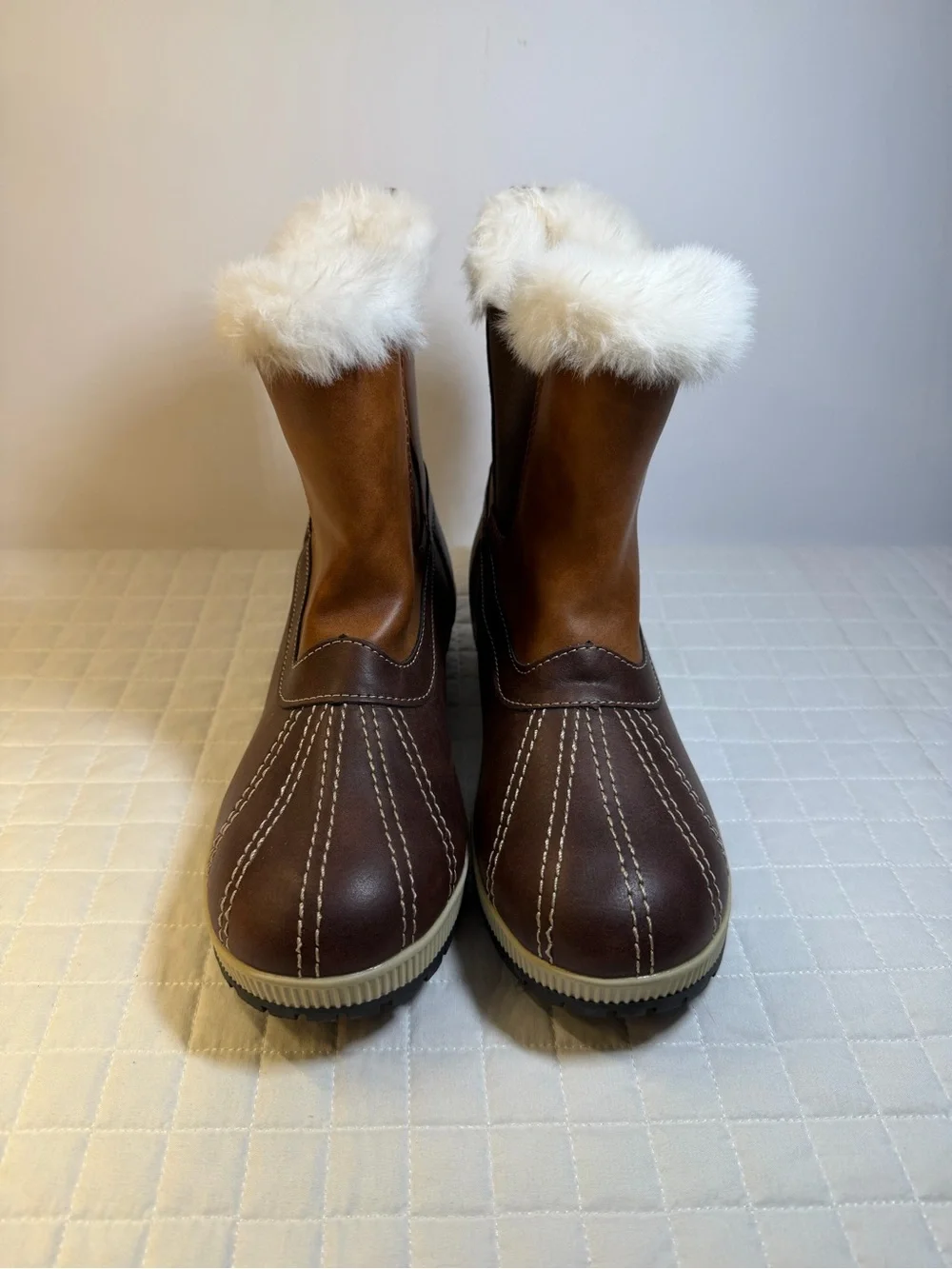 London Fog Mildred Waterproof Winter Snow Boots Women’s Size 9 Brown New Tags